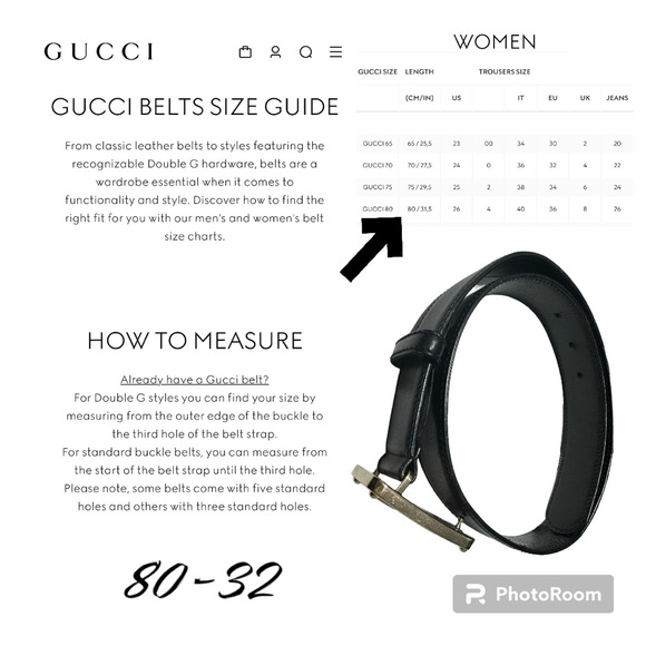 GUCCI authentic vintage G signature buckle black leather belt *authenticated* - Picture 9 of 17